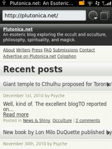Plutonica.net Mobile